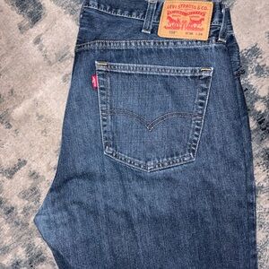 LEVI’S 559 Relaxed Straight Jeans Men’s 38x34 Blue Denim Classic Fit 38W 34L